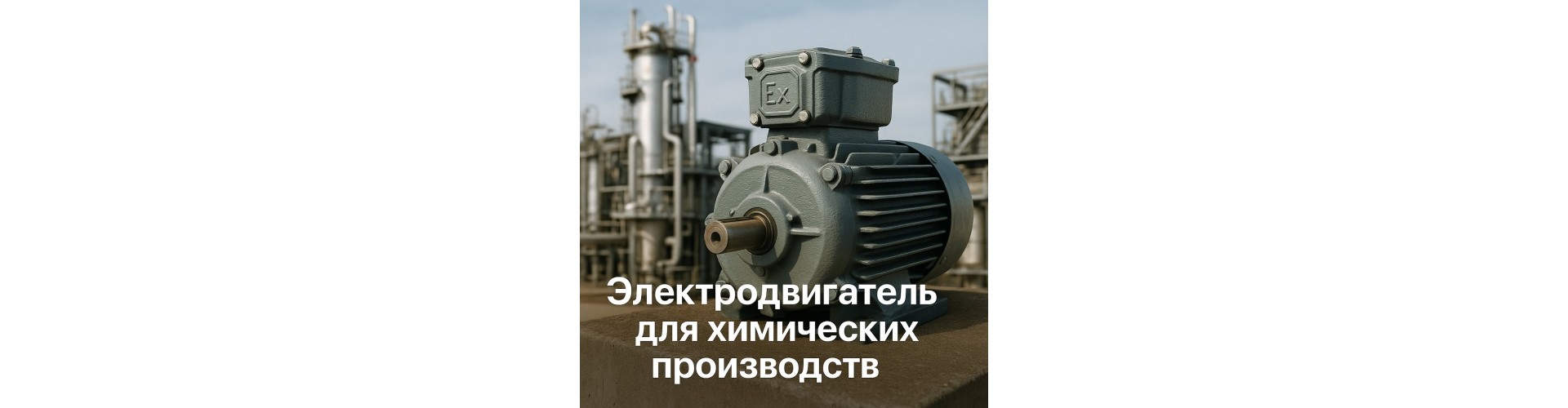 Электродвигатель для химических производств