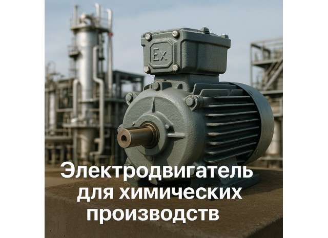 Электродвигатель для химических производств