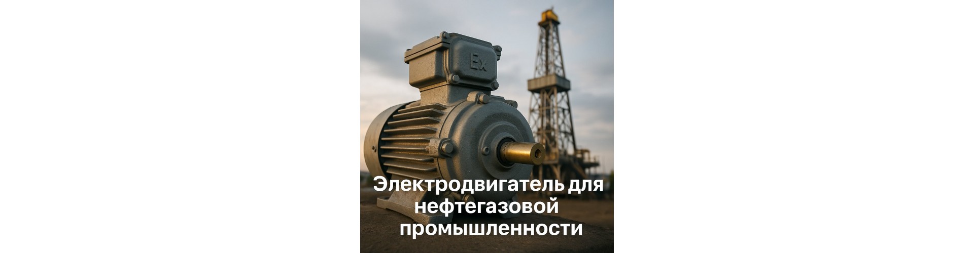 Электродвигатель для нефтегазовой промышленности