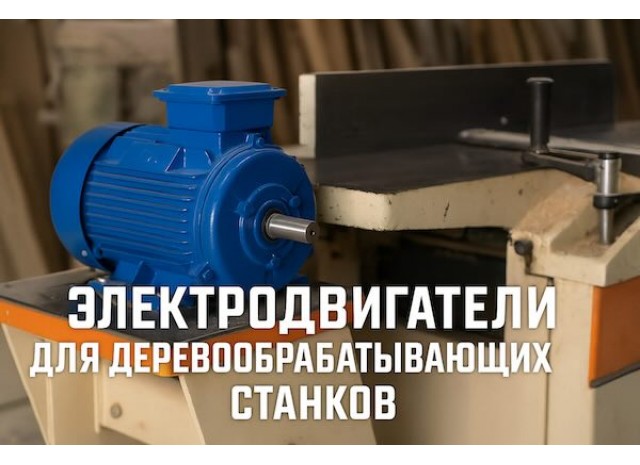 Электродвигатели для деревообрабатывающих станков