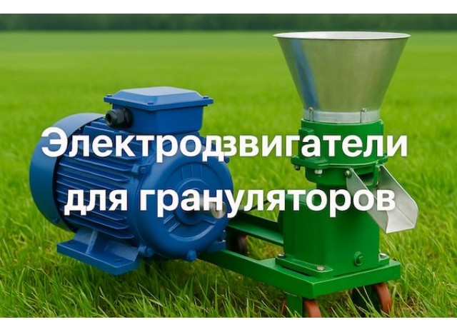 Электродвигатели для грануляторов