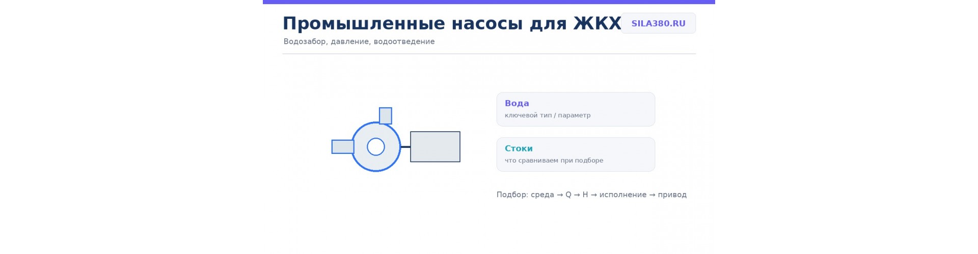 Промышленные насосы для ЖКХ: водоснабжение, водоотведение и насосные станции